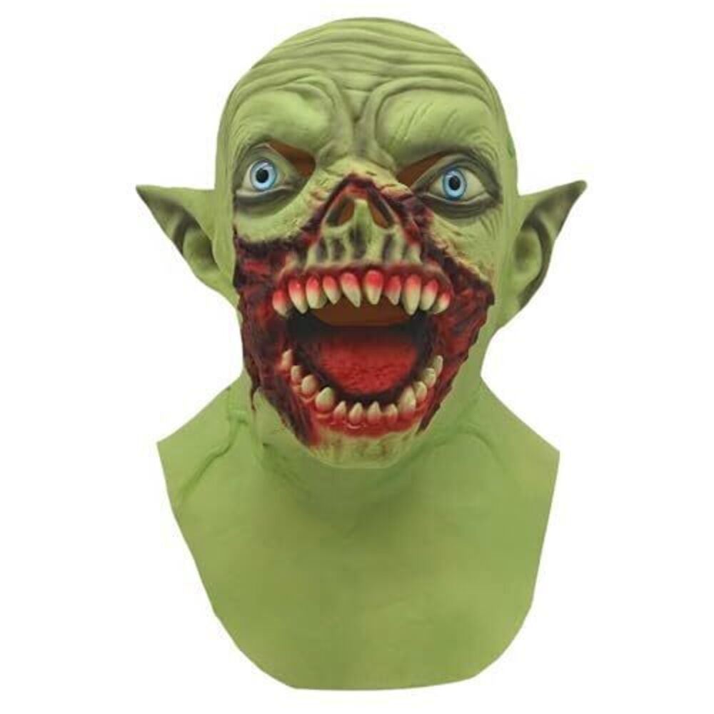 3792 Scary Vampire Mask, Creepy Demon Monster Zombie Head Mask for Adults
